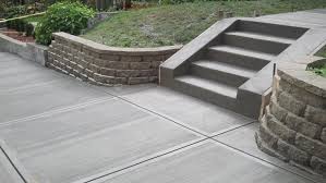 concrete stairs and walkway